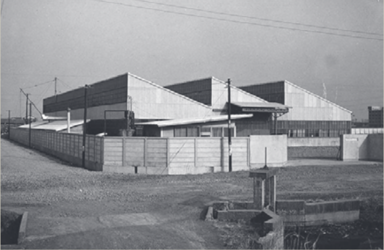 sanyo denki additional factory built 1967 in kawaguchi
