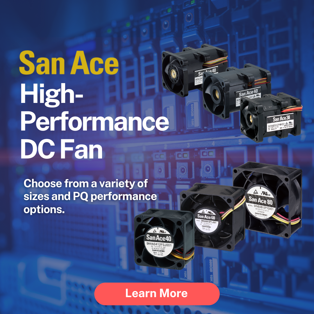 SANYO DENKI San Ace High-Performance DC Fan product lineup