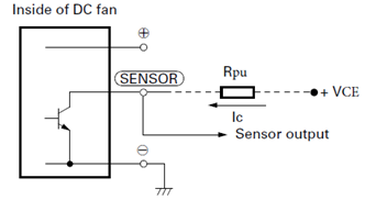 output circuit schematic for DC fan