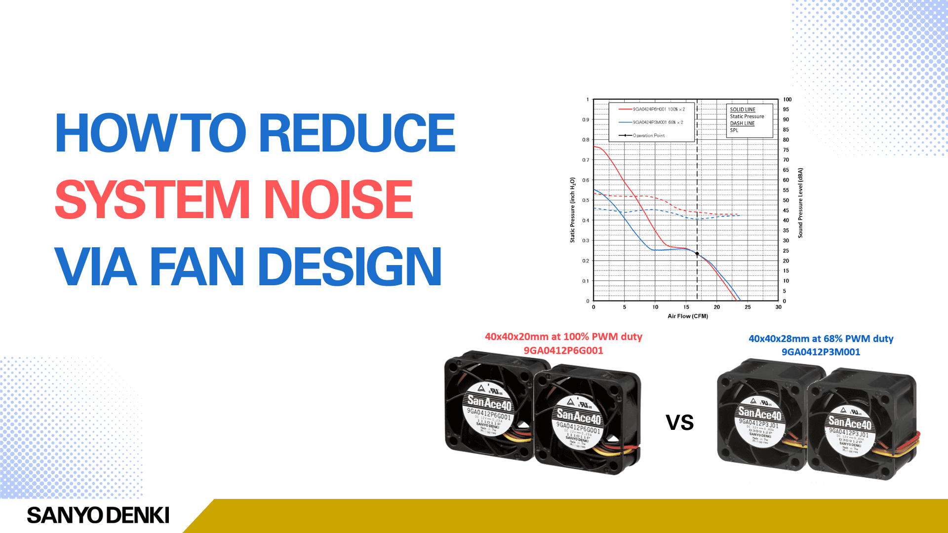tutorial on how to reduce system noise by fan design