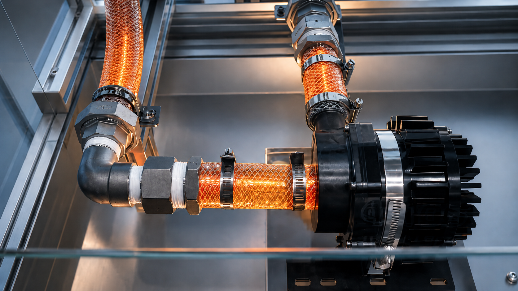 a pump for liquid cooling assist for CDU